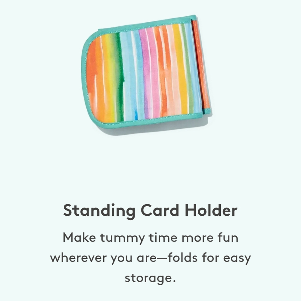 Lovevery standing card holder